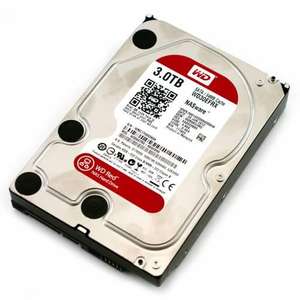 Western Digital Red 3TB SATA3 hard drive  £119.99 inc free delivery at Overclock