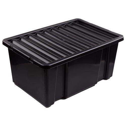 Plastic Storage Box With Lid 14Litres - £1 at Poundland