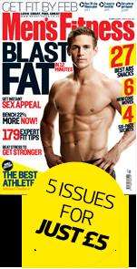 £5 for your first 5 issues of Men's Fitness UK (includes free t-shirt)