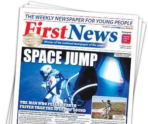 Free copy of kids newspaper called 'The First News'