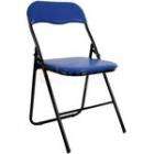 Folding Chair With Bracket Link (Blue / Black) - £3.99 + delivery @ ebuyer !