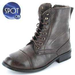 Ladies brown ankle boot sizes 3 or 4 only £3.60 delivered with code @ Gluv Footwear