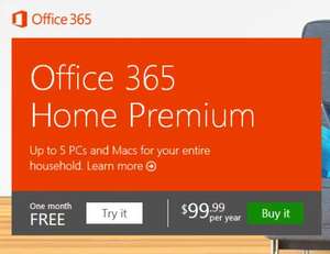 Microsoft Office 365 Home Premium 1yr licence for 5 devices in one household £70.02 @ Okobe