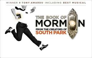 book of mormon - preview tickets - £20 @ Delfont Mackintosh Theatres