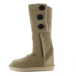 Knitted textile boots 65% off reduced from £9.99 to £3.49 @ Gluv