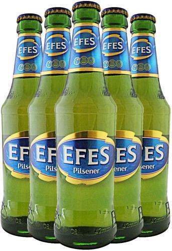 Efes lager 24 x 330ml for £10.74 at B&M