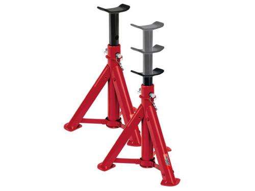 Axle Stands - 2 Tonne - 3 stage height adjust - folding legs £9.99  instore @ Lidl from Monday 1st April