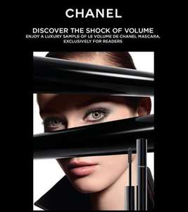 Complimentary luxury sized sample of LE VOLUME DE CHANEL mascara @ Stylist