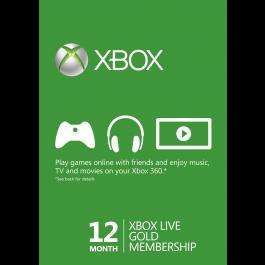 XBOX GOLD MEMBERSHIP 12 MONTHS £25.64 FROM CD-KEYS INSTANT DELIVERY