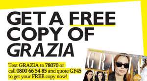 Free Grazia Magazine