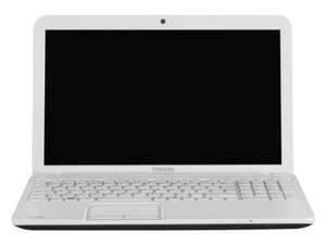 Toshiba Satellite C855-2HG 15.6-inch Notebook (White) - (Intel Core i5-3230M 2.6/3.2GHz Processor, 6GB RAM, 500GB HDD, Windows 8, USB 3.0) at Amazon, with laptop trade in through Toshiba £259.97 delivered free - (£359.97)