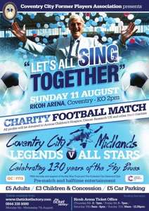 Football for £5 - Coventry City Legends vs Midlands Legends