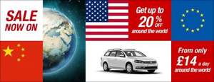 upto 20% off worldwide car rental with Avis