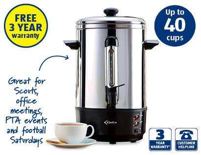 7L Hot Water Urn for £29.99 @ Aldi from tomorrow