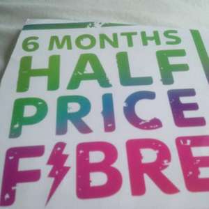 Sky Fibre Unlimited 6 Months Half Price  No Activation Fee ( new & existing customers)