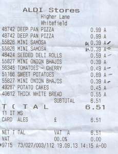 ALDI whitefield higher lane 8x mini onion bhajis/samosas 89p per pack scanning at 39p! (local misprice)