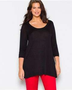 La redoute en plus dual fabric sweater Good  looks, good value and a good deal £27 @ Castaluna UK