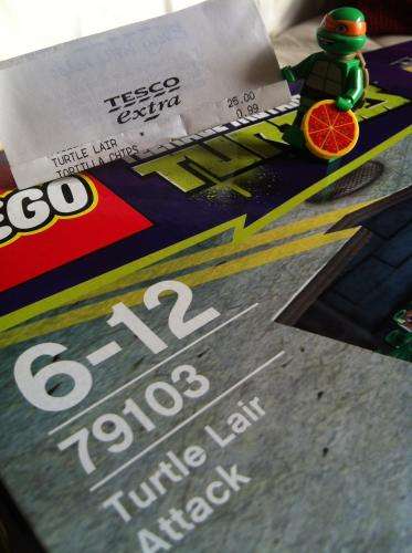 LEGO Teenage Mutant Ninja Turtles Turtle Lair Attack 1/2 in-store price £25 @Tesco's