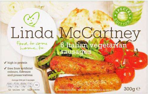 Linda McCartney (6) Italian Vegetarian Sausages (300g) & Mexican Chilli Bean Plait 340g (NEW) Now ONLY £1.00 Each @ Morrisons