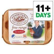 Hoads Farm Free Range Eggs Medium Box Of 6, Tesco, 2 box for £2,