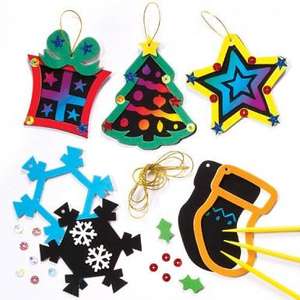 Scratch art foam decoration kits (pack of 5) £1.49 delivered @ Yellow moon