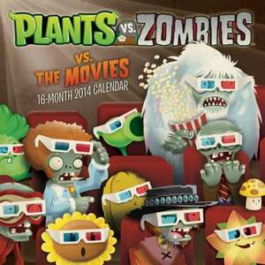 Plants vs Zombies 2014 calendar, Allposters.co.uk, 30% off today only