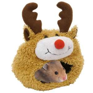 Boredom Breaker Reindeer Hamster Bed £4.89 delivered @ viovet