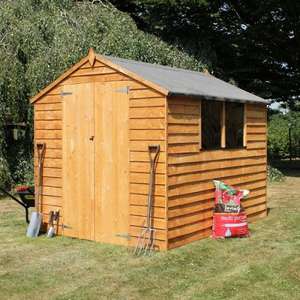 8 x 6 Waltons Overlap Apex Wooden Shed  £199.95 Free Delivery** @ Walton's