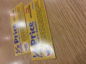 Half price family ticket voucher to lego land £2.29 @ McDonalds