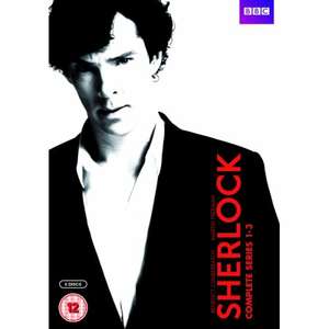 Sherlock Series 1 to 3 £17.99 DVDGold +5% TCB (10% Cheaper than next best Amazon)