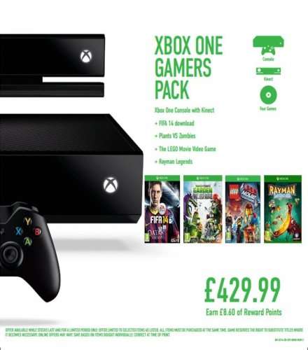Xbox One + 4 Games / Game (Instore) - £429.99