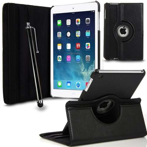 Apple iPad Mini Black Leather Rotating Case with Stylus & Screen Protector 99p @ Amazon fulfilled by GB Online Sales