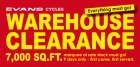 Evans Cycles Warehouse Clearance Sale: June 28th - July 6th 2008 Crawley Nr Gatwick