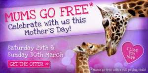 Longleat Mums go free this weekend 29th-30th March code MUM14