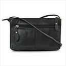 Rubi Leather Across Body Bag in Black £22.49 @ LakelandLeather
