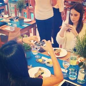 free meal at birds eye restaurant  - ice tank - london - pay by instagram photo