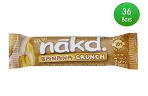 Short Dated NAKD Banana Crunch 36 Bars for £8 (about 22p each) @ Natural Balance foods with code