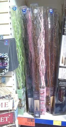 Tall Decorative Branch/Twig Lights (Various Colours) Was £5.99 Now £2.99 Instore @ B&M