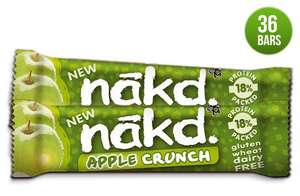 Apple Crunch Nakd 36 Bars for £14.40 (40p each)@ Natural Balance with 20% off code