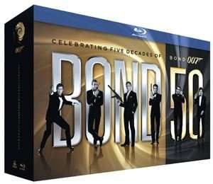 James Bond: Bond 50 Collection (22 Films) BLU-RAY - £44.99 / DVD - £29.99 & Free UK Delivery (10% off code - AUGUST10) @ HMV Shop