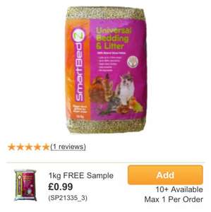 Smartbedz Universal Bedding And Litter  free pay £2.99 postage @ Monster Pet Supplies