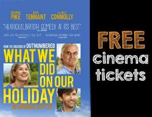 Free Cinema Tickets  - 'What We Did on Our Holiday' on Tuesday 23rd September at 7pm (For Students Only)  -  @ Student Money Saver