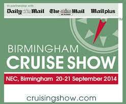 2 x FREE tickets - Cruise Show - NEC - 20-21 Sept 2014