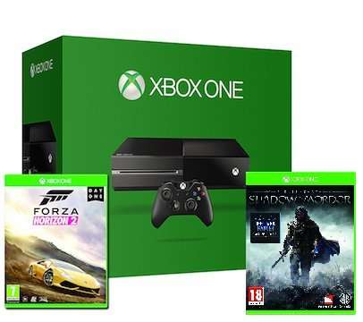 Xbox One with Forza Horizon 2 and Shadow of Mordor - £369.99 @ GAME Instore