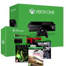 Xbox One Console + Alien Isolation + Wolfenstein + Forza Horizon 2 + Call of Duty Ghosts + Play and Charge kit  £399.85 @ Shopto.net