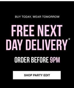 Free Next Day UK Delivery On All Orders Placed Before 9pm 9th October @ Fashion Union