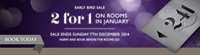 Macdonald Hotels - 2 for 1 January rooms offer