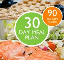 Free 30 day low carb cookbook and meal plan from diabetes.co.uk