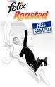 Get your FREE sample of FELIX Roasted cat food  right here!
