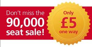 90,000 £5 Seat Sale! @ Greater Anglia